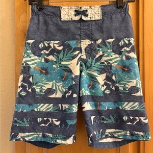 Cherokee Blue Patterned Young Adult/Boy Swim trunks